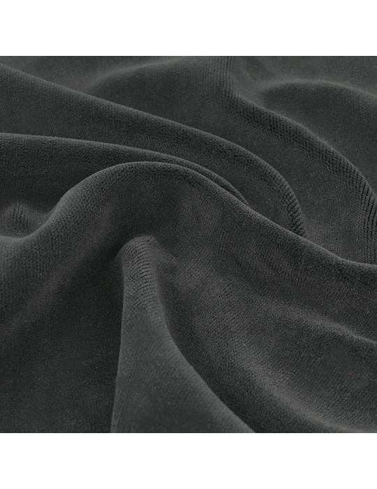 Coupon velours noir 50 x 140 cm