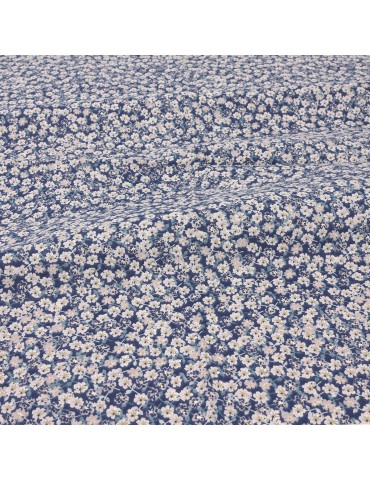 Coupon 100 % coton petites fleurs 50 x 150 cm