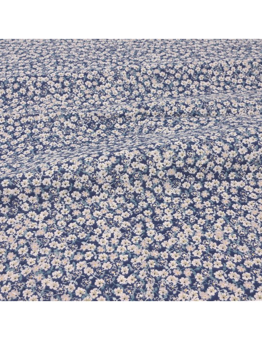 Coupon 100 % coton petites fleurs 50 x 150 cm