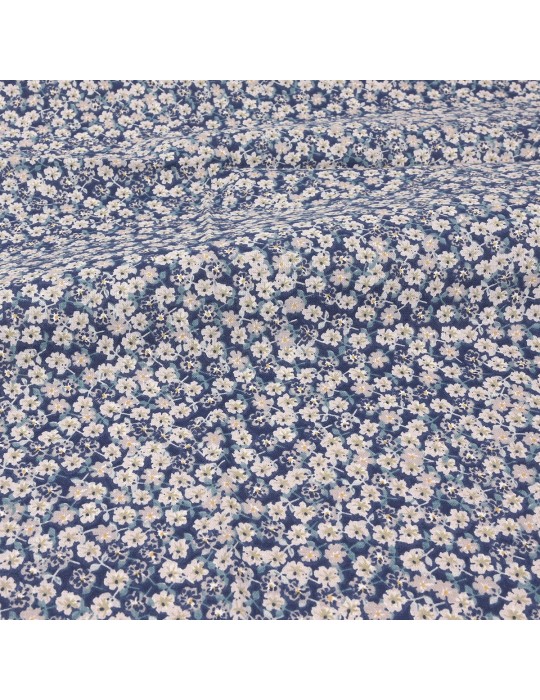 Coupon 100 % coton petites fleurs 50 x 150 cm