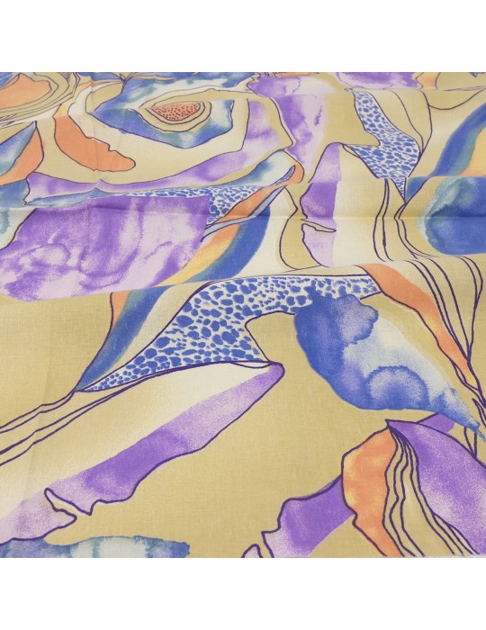 Coupon 100 % coton imprimé 50 x 150 cm