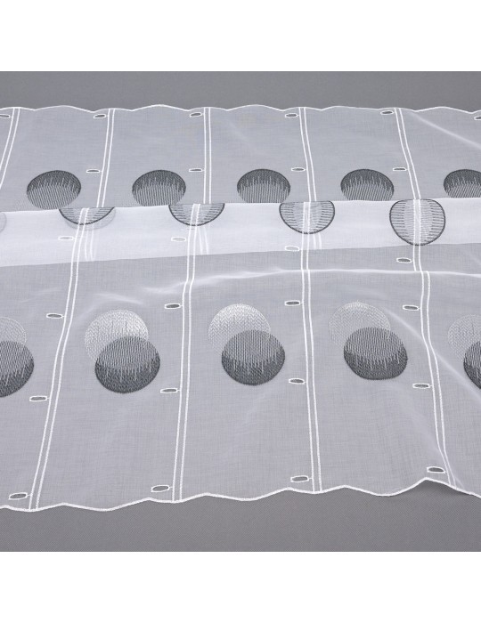 Voilage modulable éclipse grise 87 cm