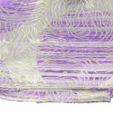 Rideau faux lin à ruflette 280 x 260 cm violet/vert Rideau faux lin à ruflette 280 x 260 cm violet/vert