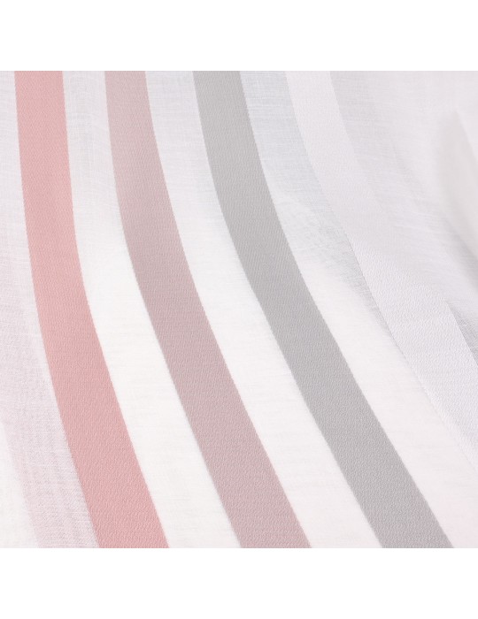 Store étamine plombé 320 cm rayure