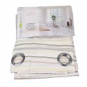 Rideau faux lin 140 x 260 cm rayures Rideau faux lin 140 x 260 cm rayures