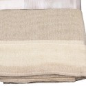 Rideau faux lin à ruflette 280 x 260 cm pailleté Rideau faux lin à ruflette 280 x 260 cm pailleté