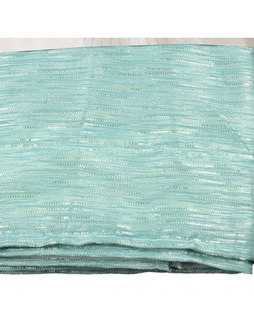 Rideau faux lin à ruflette 280 x 260 cm vert