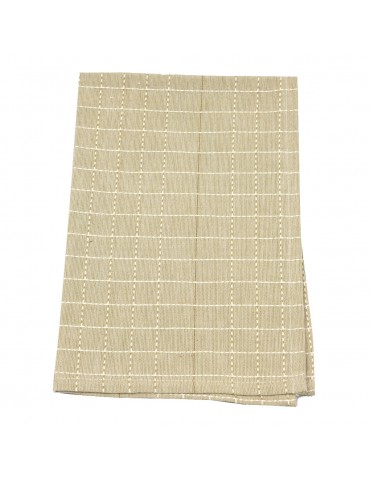 Torchon 100 % coton 45 x 70 cm carreaux/beige