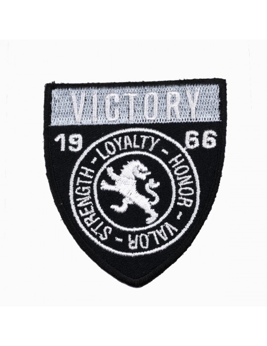 Ecusson thermocollant Victory noir