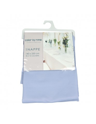 Nappe 140 x 250 cm bleu