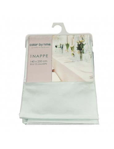 Nappe 140 x 250 cm vert aqua