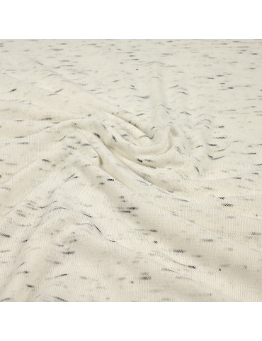 Coupon jersey tiret ivoire 300 x 140 cm
