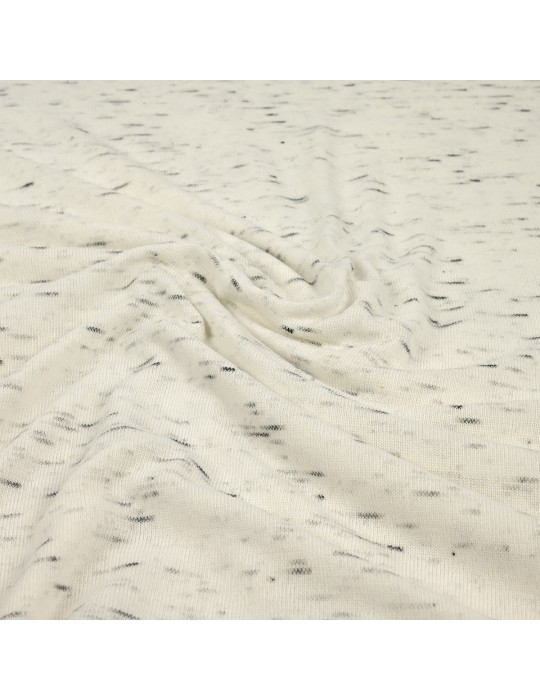 Coupon jersey tiret ivoire 300 x 140 cm