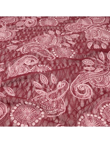 Coupon jersey bordeaux 300 x 155 cm