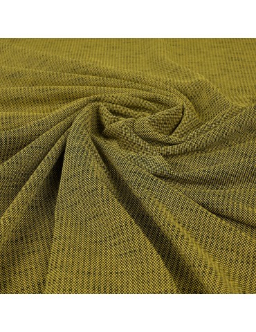 Tissu jersey vert/noir