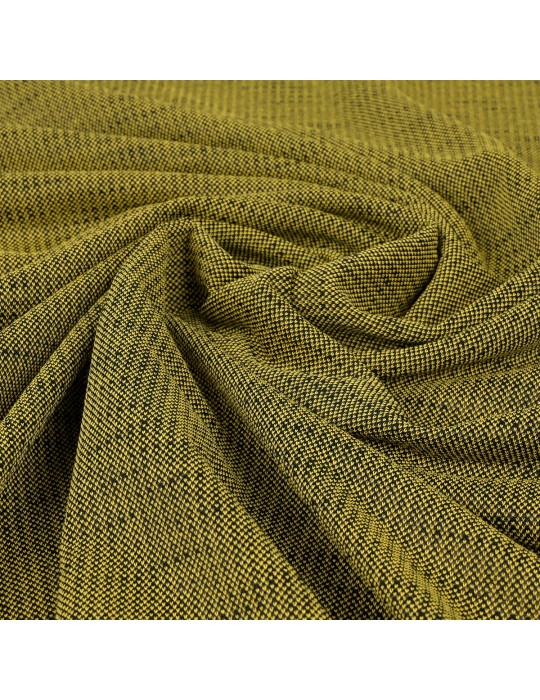 Tissu jersey vert/noir