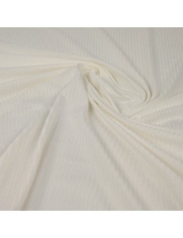 Tissu jersey côtelé uni marine