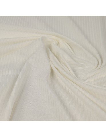Tissu jersey côtelé uni marine
