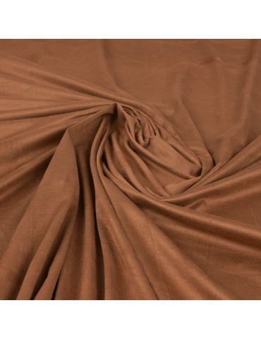 Tissu suédine uni caramel