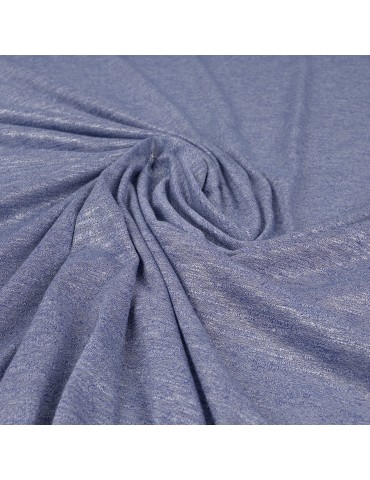 Tissu jersey chiné lavande