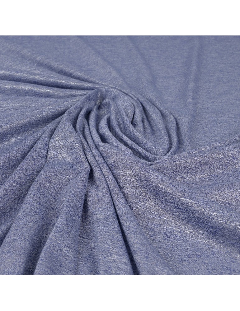 Tissu jersey chiné lavande