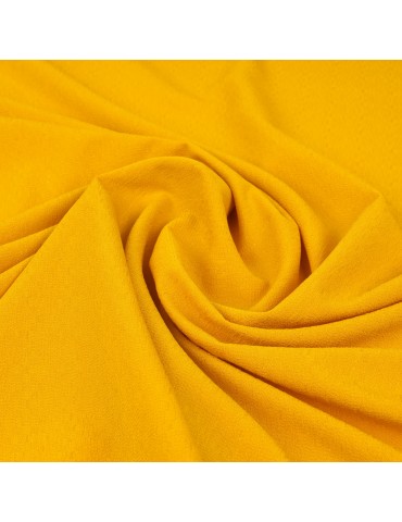 Tissu crêpe bouton d'or