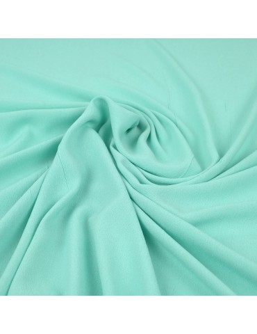 Tissu crêpe de viscose vert