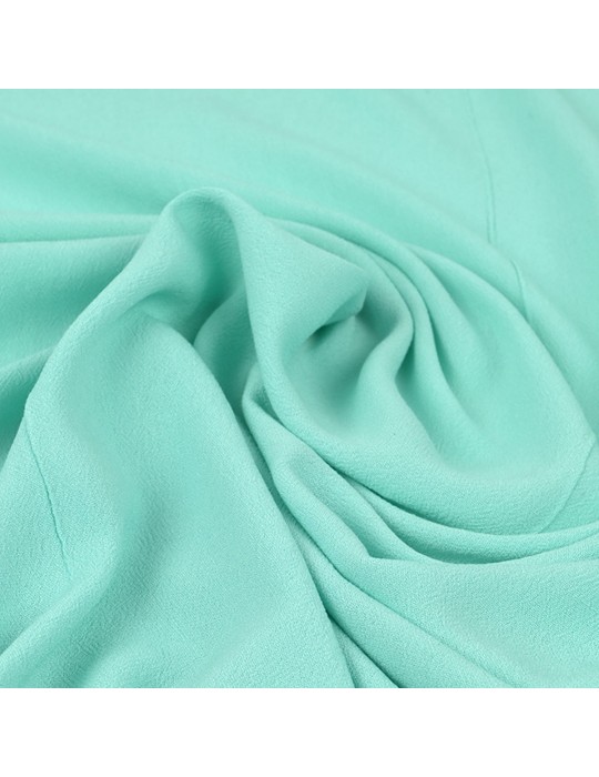 Tissu crêpe de viscose vert