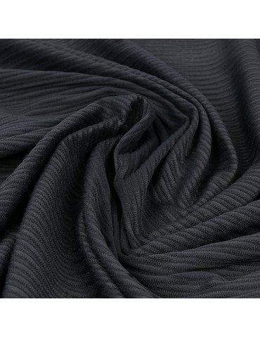 Tissu jersey noir