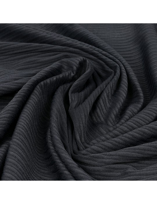 Tissu jersey noir