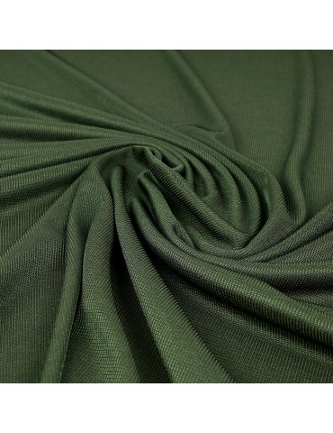 Tissu jersey  uni vert sapin