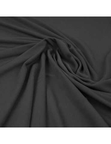 Tissu jersey viscose/élasthanne noir