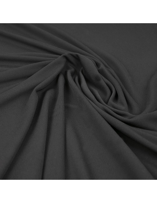 Tissu jersey viscose/élasthanne noir