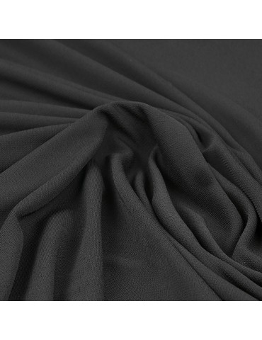 Tissu jersey viscose/élasthanne noir
