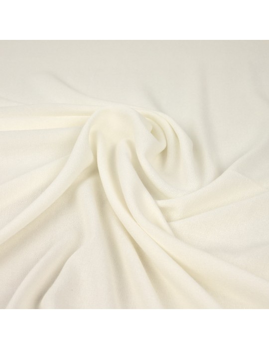 Tissu voile de viscose blanc