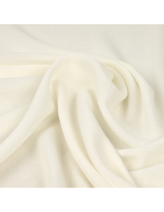 Tissu voile de viscose blanc