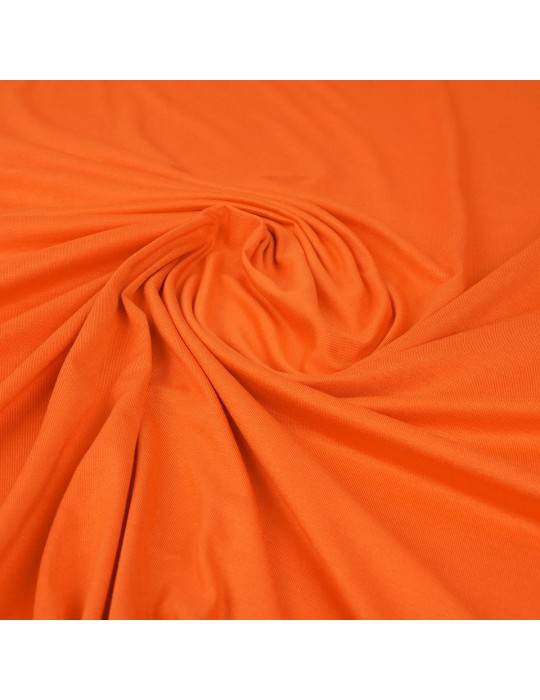 Tissu jersey uni orange
