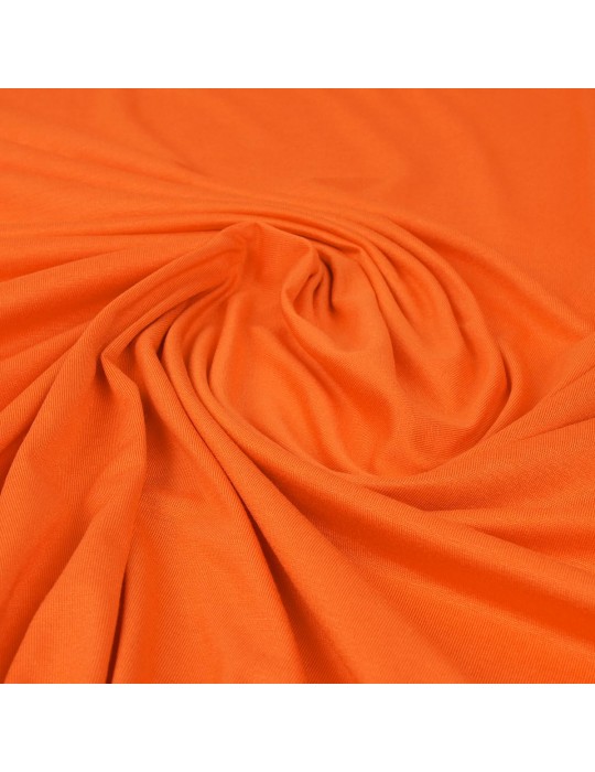 Tissu jersey uni orange