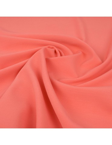 Tissu bengaline uni rose saumon