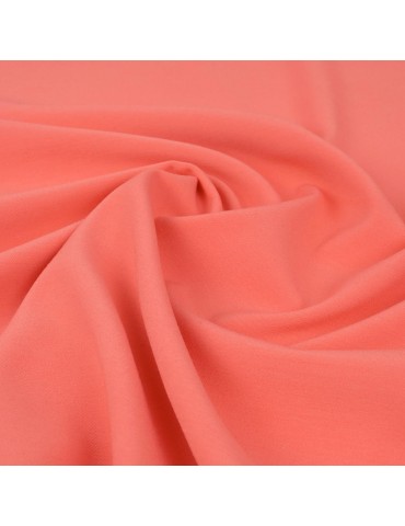 Tissu bengaline uni rose saumon