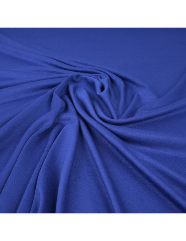 Tissu jersey uni bleu royal