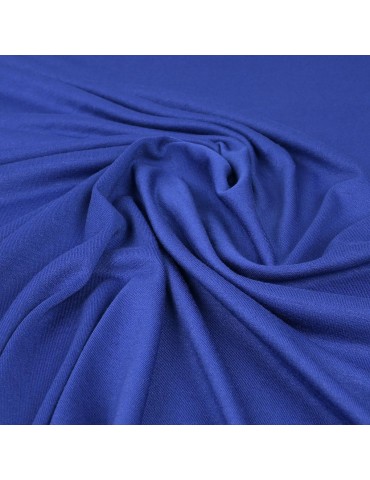 Tissu jersey uni bleu royal