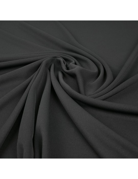 Tissu jersey uni noir