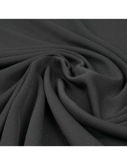 Tissu jersey uni noir