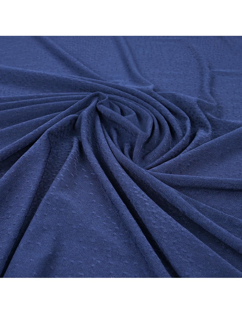 Tissu jersey plumetis navy Tissu jersey plumetis navy