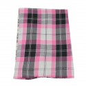 Coupon 100 % coton carreaux rose/noir Coupon 100 % coton carreaux rose/noir