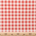 Toile cirée imprimée rouge