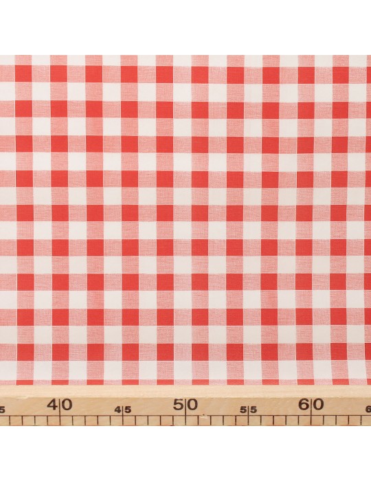 Toile cirée imprimée rouge