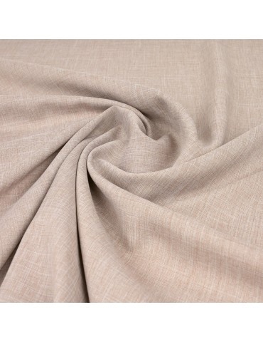 Tissu polyester d'habillement aspect lin