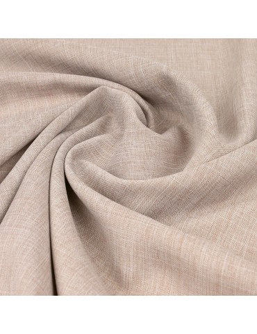 Tissu polyester d'habillement aspect lin